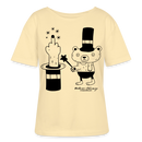 Dit Berlin Rundhals Frauen Bio-T-Shirt-OHNE WORTE - Creme