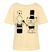 Dit Berlin Rundhals Frauen Bio-T-Shirt-OHNE WORTE - Creme