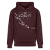 Weihnachten in Berlin 25-JIBT NÜSCHT-Unisex Bio-Hoodie - Maroon