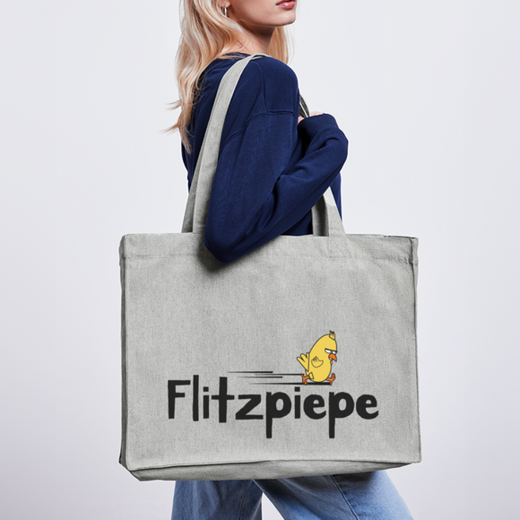DIE FLITZPIEPE - Einkaufstasche - Grau meliert