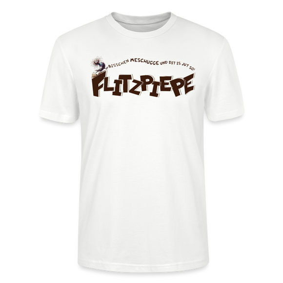 BERLINER FLITZPIEPE - Unisex BIO T-Shirt - Weiß