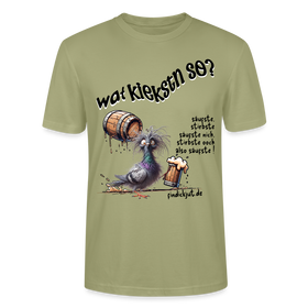 WAT KIEKSTN SO? -  Unisex BIO T-Shirt - Nebelgrün