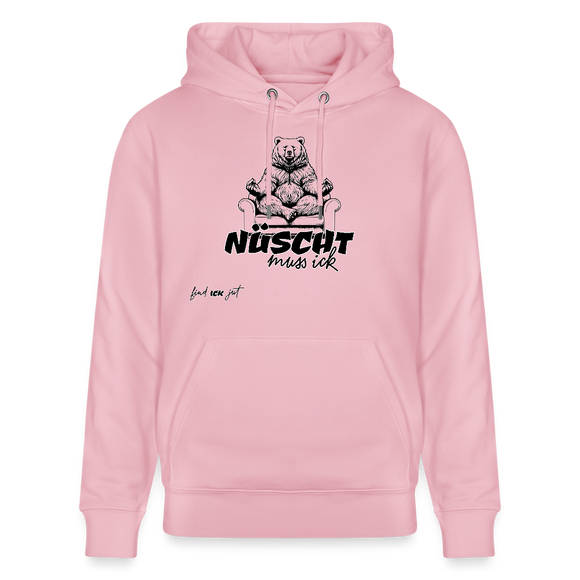 NÜSCHT MUSS ICK-Unisex Bio-Hoodie - Hellrosa