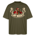 Berliner Bär-Weihnachten-JIBT NÜSCHT-Oversized Unisex Bio T-Shirt - Khaki