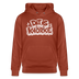DIT IS KNORKE-Unisex Bio-Hoodie mit Berliner Spruch - Terrakotta