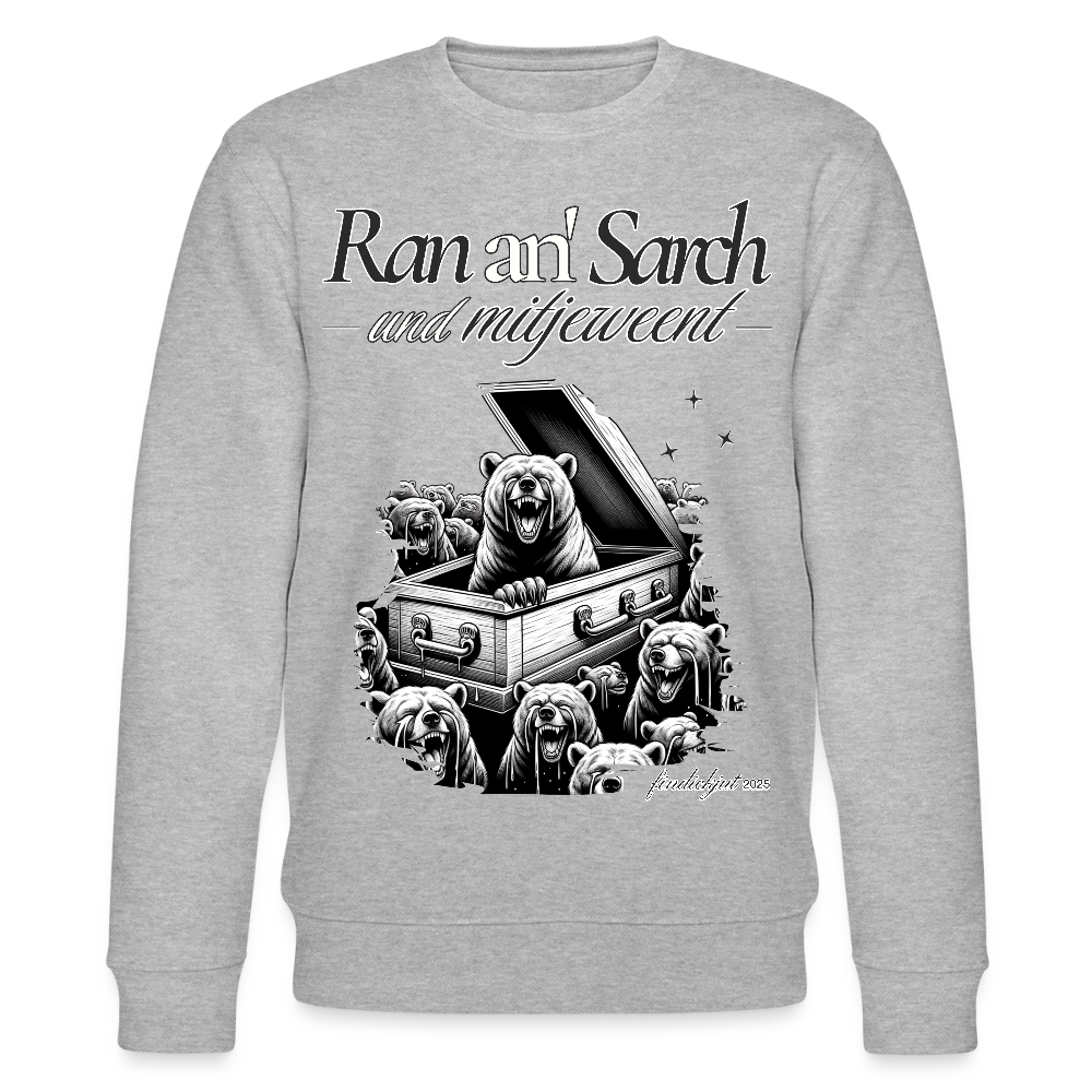 Ran an Sarch-Unisex Bio-Sweatshirt II - Grau meliert