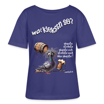 WAT KIEKSTN SO?-Rundhals Frauen Bio-T-Shirt - Dämmerung