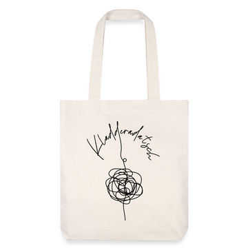 KLADDERADATSCH - recycelter Heavyweight Stoffbeutel - Naturweiß