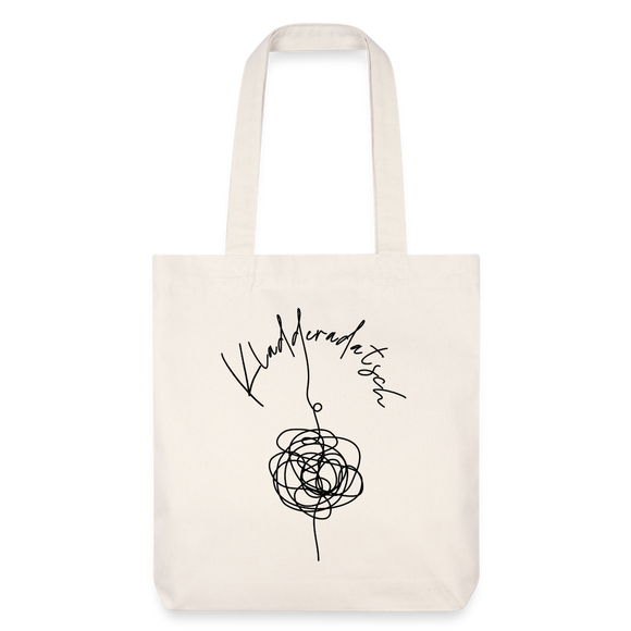 KLADDERADATSCH - recycelter Heavyweight Stoffbeutel - Naturweiß