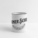 BERLINER SCHNAUZE-Panoramatasse - Weiß/Schwarz