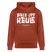 PASS UFF KEULE-Unisex Bio-Hoodie mit echt Berliner Schnauze - Terrakotta