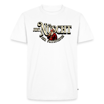 Weihnachten in Berlin 25-JIBT NÜSCHT-Männer Premium BIO T-Shirt - Weiß