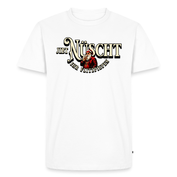 Weihnachten in Berlin 25-JIBT NÜSCHT-Männer Premium BIO T-Shirt - Weiß