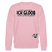 ICK GLOOB MEEN SCHWEIN PFEIFFT!-Unisex Bio-Sweatshirt - Hellrosa
