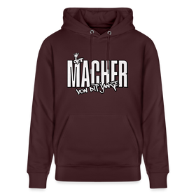 DER MACHER VON DIT JANZE - Unisex Bio-Hoodie - Maroon
