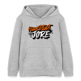 HAUPTSTADTJÖRE-Kinder Bio-Hoodie - Grau meliert