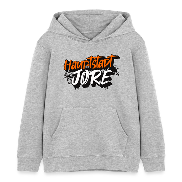 HAUPTSTADTJÖRE-Kinder Bio-Hoodie - Grau meliert