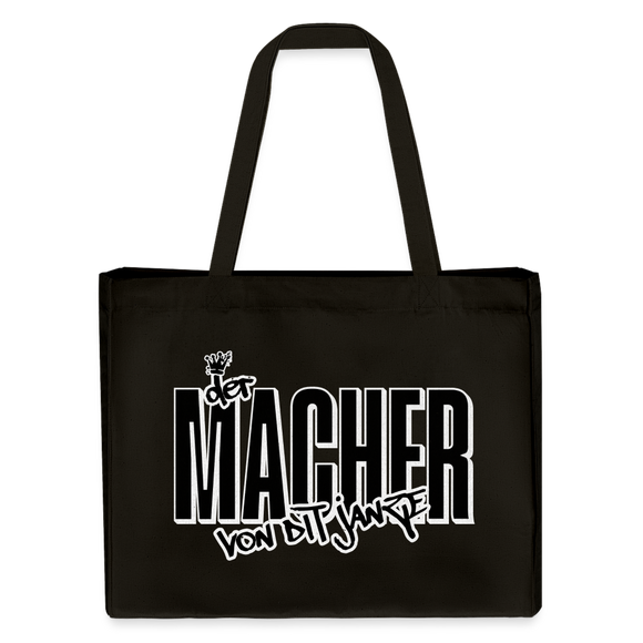 DER MACHER VON DIT JANZE - BIO Einkaufstasche - Schwarz