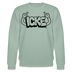 ICKE-Unisex Bio-Sweatshirt  mit Berliner Schnauze - Helles Graugrün