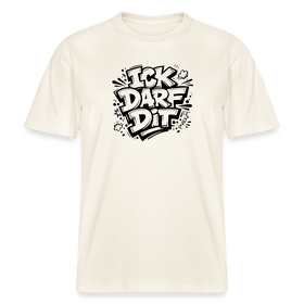 Berlin Shirt-ICK DARF DIT- RELAXED FIT Unisex bio T-Shirt - Naturweiß 