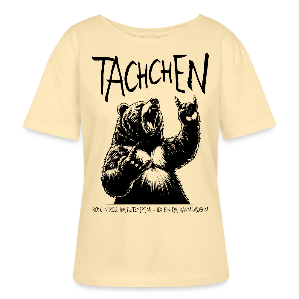 TACHCHEN BERLINER-Rundhals Frauen Bio-T-Shirt - Creme