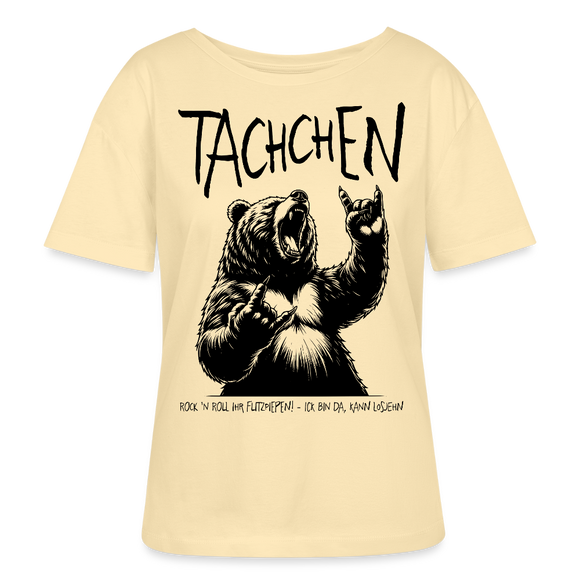 TACHCHEN BERLINER-Rundhals Frauen Bio-T-Shirt - Creme