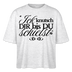 ICK KNUTSCH DIR - Frauen Boxy Bio-T-Shirt - Weiß meliert