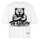 Da kiekste, wa? Frauen Boxy Bio-T-Shirt - Weiß