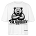 Da kiekste, wa? Frauen Boxy Bio-T-Shirt - Weiß