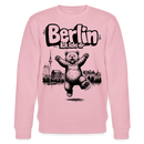 Berlin Souvenir-Unisex Bio-Sweatshirt-BERLIN ICK LIEBE DIR - Hellrosa