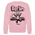 Berlin Souvenir-Unisex Bio-Sweatshirt-BERLIN ICK LIEBE DIR - Hellrosa