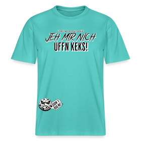 JEH MIR NICH UFFN KEKS!-Relaxed Fit Unisex Bio-T-Shirt - Poolblau