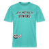 JEH MIR NICH UFFN KEKS!-Relaxed Fit Unisex Bio-T-Shirt - Poolblau