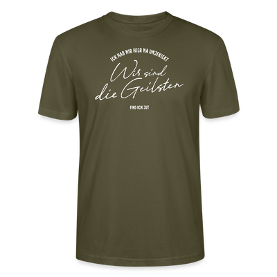 WIR SIND DIE GEILSTEN-Berlin26-Unisex T-Shirt bio - Khaki