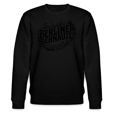 BERLINER SCHNAUZE- Unisex Bio-Sweatshirt - Schwarz