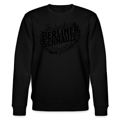 BERLINER SCHNAUZE- Unisex Bio-Sweatshirt - Schwarz