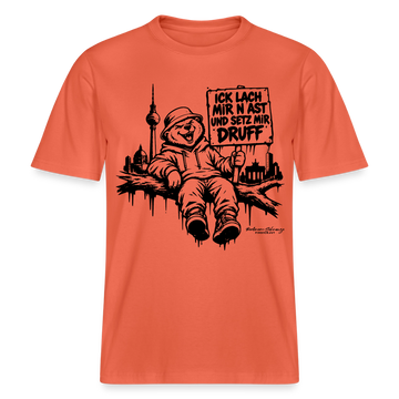 ICK LACH MIR N AST - RELAXED FIT Unisex Organic T-Shirt als Berlin Souvenir - Hellrot