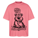 DU SCHNALLST JAR NÜSCHT-Oversized Unisex Bio T-Shirt - Pink 