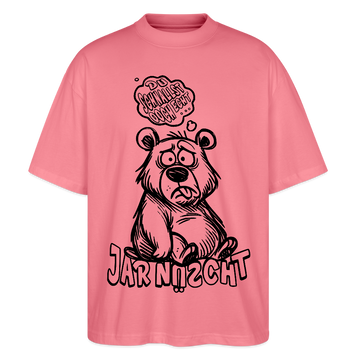 DU SCHNALLST JAR NÜSCHT-Oversized Unisex Bio T-Shirt - Pink 