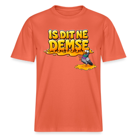 Berlin Shirt-IS DIT NE DEMSE-RELAXED FIT Unisex Organic T-Shirt - Hellrot