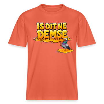 Berlin Shirt-IS DIT NE DEMSE-RELAXED FIT Unisex Organic T-Shirt - Hellrot