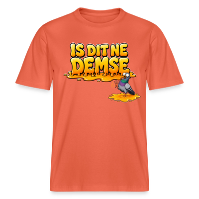 Berlin Shirt-IS DIT NE DEMSE-RELAXED FIT Unisex Organic T-Shirt - Hellrot
