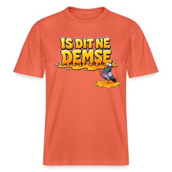Berlin Shirt-IS DIT NE DEMSE-RELAXED FIT Unisex Organic T-Shirt - Hellrot