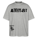 ALLET JUT-Unisex Oversize Bio-T-Shirt - Grau meliert