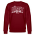 NÜSCHT 2025-Unisex Bio-Sweatshirt mit Berliner Schnauze - Burgunderrot