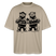 LATSCH & BOMMEL-Oversized Unisex Bio T-Shirt - Steingrau