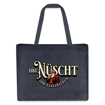 Einkaufstasche mit Berliner Schnauze-JIBT NÜSCHT IHR FLITZPIEPEN - midnight Blue