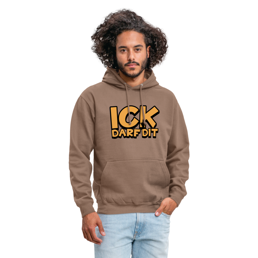 ICK DARF DIT - Hoodie - Mokka