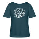 Berlin Shirt-ICK DARF DIT-Rundhals Frauen Bio-T-Shirt - Dunkles Petrol