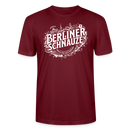 BERLINER SCHNAUZE-Unisex T-Shirt BIO - Burgunderrot